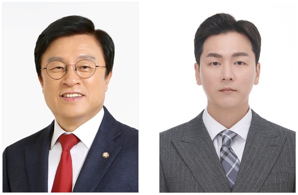 국힘 박형수 후보                                                         무소속 심태성 후보 